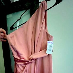 Rose gold long dress